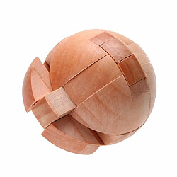 Wewoo Jouet éducatif en bois pour adultes forme de boule