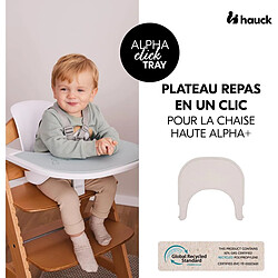 Hauck Plateau Alpha Click Tray Speckle Beige