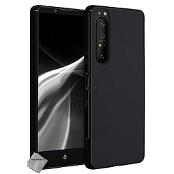 Htdmobiles Coque silicone gel fine pour Sony Xperia 1 III + film ecran - NOIR