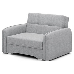 Bestmobilier Michelle - fauteuil convertible avec coffre en velours