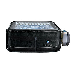 NetSpa Spa gonflable caiman carré noir - 4 places