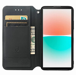 Etui en PU CASENEO Fonction de blocage RFID, auto-absorption magnétique avec support pour votre Sony Xperia 10 IV - Nuage irisé