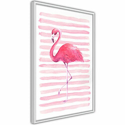 Paris Prix Affiche Murale Encadrée Pink Madness 20 x 30 cm Blanc