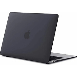 Tech-Protect Coque MacBook Air 13 A1932 A2179 Ultra Fine et Lisse Rigide Snap Case SmartShell pour Apple MacBook Air 13 2018-2020 Noir Mat