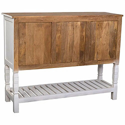 Buffet Alexandra House Living Blanc Naturel Bois de manguier 42 x 130 x 101 cm pas cher