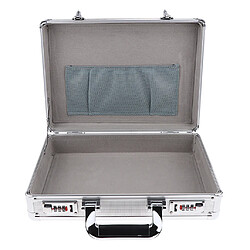 Mallette de Rangement Ciseaux en Aluminium Organisateur pour Salon de Coiffure Ciseaux Peigne Brosses de Maquillage pas cher