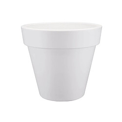 ELHO Pot de fleurs rond Pure Round Ø 50 x H.44 cm - Blanc