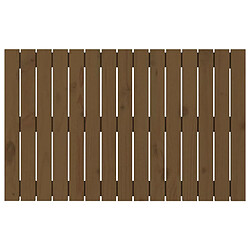 Acheter Maison Chic Tête de lit scandinave pour lit adulte,Meuble de chambre murale Marron miel 95,5x3x60 cm Bois massif de pin -MN30488