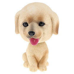 Résine Bobble Head Dog Figurine Toy Home / Car Dashboard Decor D