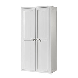 VIPACK Armoire 2 portes Lewis - Blanc