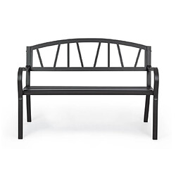 Mes Banc de jardin 123x57x87 cm en acier anthracite