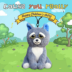 Universal Funny mignon expression faciale changer les poupées de jouets en peluche farcis animaux pour cadeau