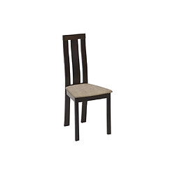 Acheter Vente-Unique Lot de 2 chaises DOMINGO - Hêtre massif wengé