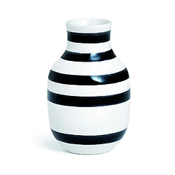 Kahler Design Vase en céramique Omaggio - H 12,5 cm - noir