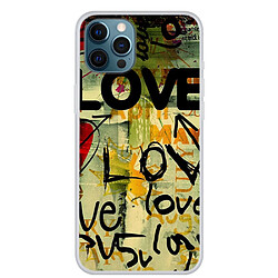 Coque en TPU anti-chute, antichoc Love pour votre Apple iPhone 13 Pro 6.1 pouces