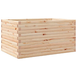 vidaXL Jardinière 90x60x45,5 cm bois de pin massif