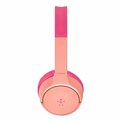 Avis Belkin SOUNDFORM Mini Casque Arceau Connecteur de 3,5 mm Micro-USB Bluetooth Rose