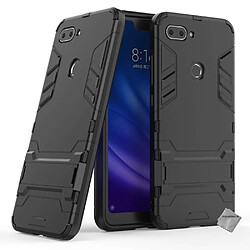 Htdmobiles Coque rigide anti choc pour Xiaomi Mi 8 Lite + film ecran - NOIR