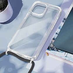 Acheter Avizar Coque Lanière pour iPhone 15 Pro Rigide Bumper Série Corda Transparent