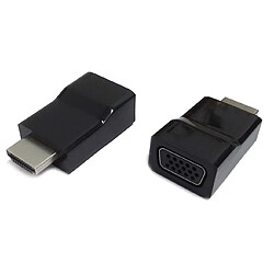 Gembird A-HDMI-VGA-001 adaptateur et connecteur de câbles Noir