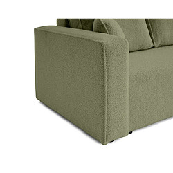 Acheter Bestmobilier Topaze - canapé 3 places - convertible avec coffre - en tissu bouclette