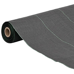 vidaXL Membrane anti-mauvaises herbes noir 2x10 m PP