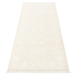 Avis Vidal Tapis de couloir en laine 203x79 beige Darya