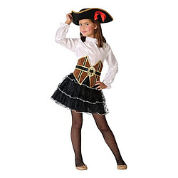 Totalcadeau Costume pour fillette pirate déguisement Taille - 7-9 Ans pas cher