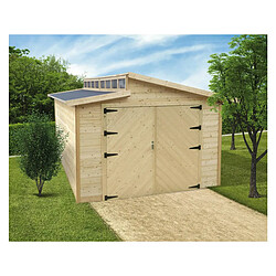 Avis Solid Garage bois Torino - 20.88 m2 - 3.64 x 5.74 x 2.92 m - 28 mm