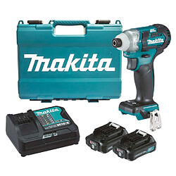 Makita - Visseuse à chocs à batterie 12V 2x2Ah Li-Ion 135Nm - TD111DSAE