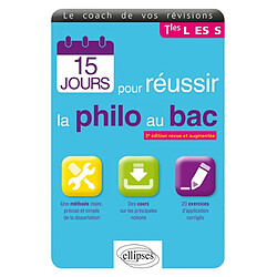 15 jours pour réussir la philo au bac, terminales L, ES, S - Occasion