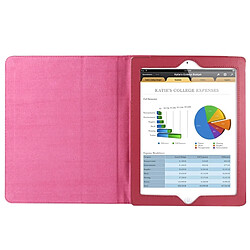 Acheter Wewoo Smart Cover Magenta pour iPad 2 / 3 / 4 Cuir pliant de qualité Litchi de haute avec fonction veille / réveil et support