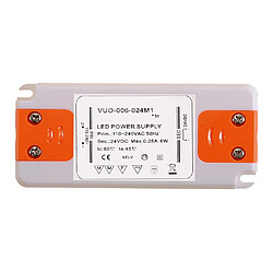 6W CC 24V aucun conducteur ultra mince de la puissance LED de tension constante de stroboscope