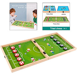 Avis Rapide Sling Rondelle Jeu Flying échecs, Gobang 3 dans 1 En Bois Jeu de société Jouets 2 Joueurs Battble Jeu