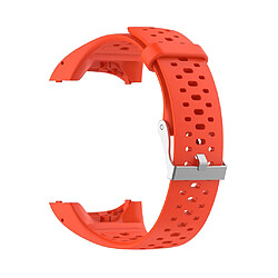 Bracelet ajustable en silicone pour montre de rechange pour Polar M400 M430 Orange