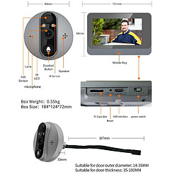 Avis Yonis Interphone Vidéo 1080P Écran 4.3 Pouces WiFi