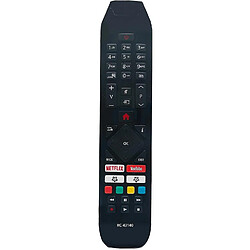 Universal Allimité RC 43140 Remote Remplace pour Hitachi TV par YouTube Netflix 65HL8000 65HL7000