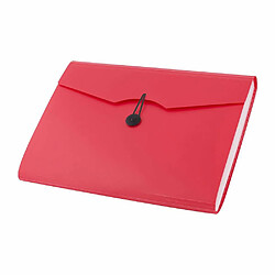 Avis D.RECT 5580 - Trieur Extensible 12 Poches A4 - Extensible Classeur Documents - Accordéon Classeur Pochettes Porte-documents, rouge