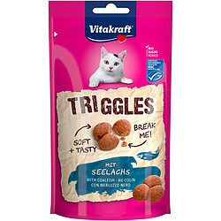 Collation pour Chat Vitakraft Triggles Coalfish Poisson 40 g