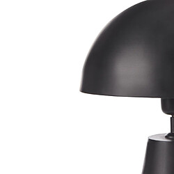 Beliani Lampe à poser PALMIET Métal Noir pas cher