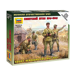 Zvezda Figurines militaires : Etat-Major Soviétique