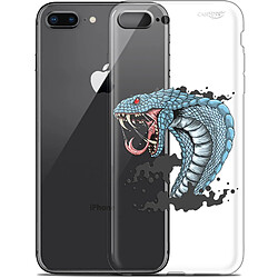 Caseink Coque arrière Apple iPhone 7/8 Plus (4.7 ) Gel HD [ Nouvelle Collection - Souple - Antichoc - Imprimé en France] Cobra Draw