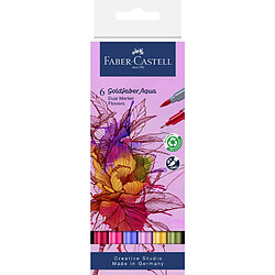 FABER-CASTELL Marqueur aquarelle GOLDFABER, étui Fleurs ()