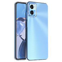 Acheter Htdmobiles Coque pour Motorola Moto E22 / E22i - housse etui silicone gel fine + verre trempe - TRANSPARENT TPU