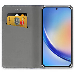 Avis Htdmobiles Housse pour Samsung Galaxy A35 5G - etui coque pochette portefeuille + verre trempe - BLEU MAGNET