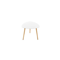 Avis Atmosphera, Createur D'Interieur Lot de 3 tables à café Mileo Blanc - Atmosphera