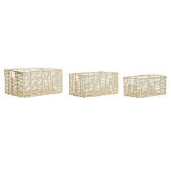 Set de basket DKD Home Decor Corde (40 x 30 x 20 cm)