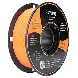 None Filament PLA ERYONE pour imprimante 3D Tolérance 1,75 mm 0,03 mm 1 kg (2,2 lb)/bobine - Orange