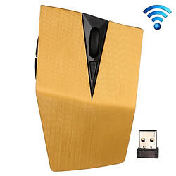 Wewoo Souris sans fil jaune pour Ordinateur PC Portable 2.4GHz USB Récepteur Réglable 1200 DPI Optique Sans 