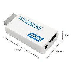 Avis Universal Pour le convertisseur Wii à HDMI transformé pour Wii en HD-TV / HD-Projector 720p / 1080p